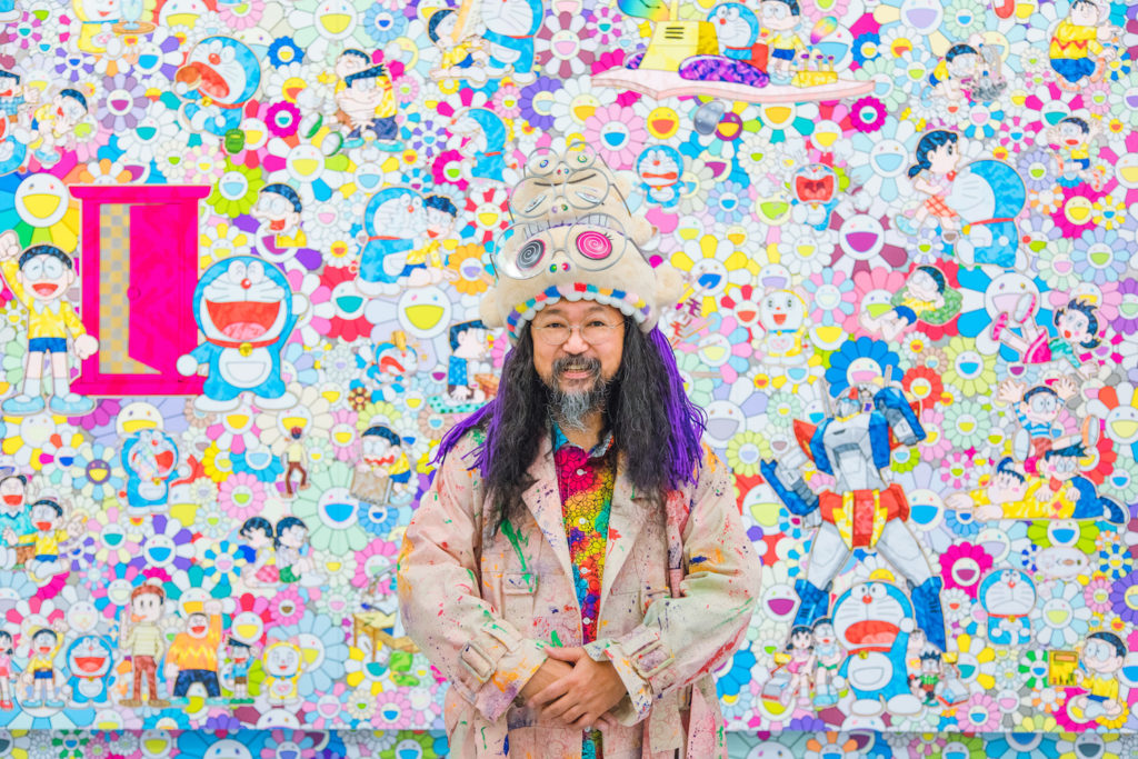 Blurring the line between commercial branding and cultural appreciation  with Takashi Murakami